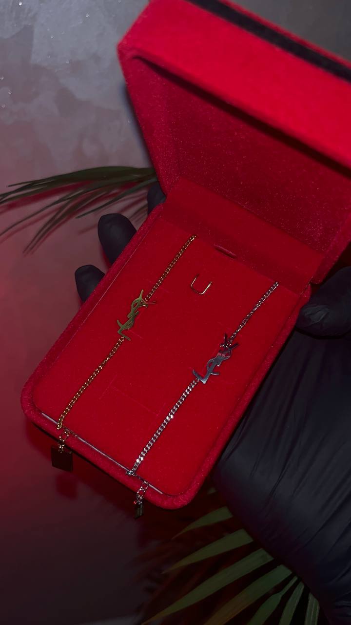 SAINT LAURENT Bracelet ensemble 2 pieces