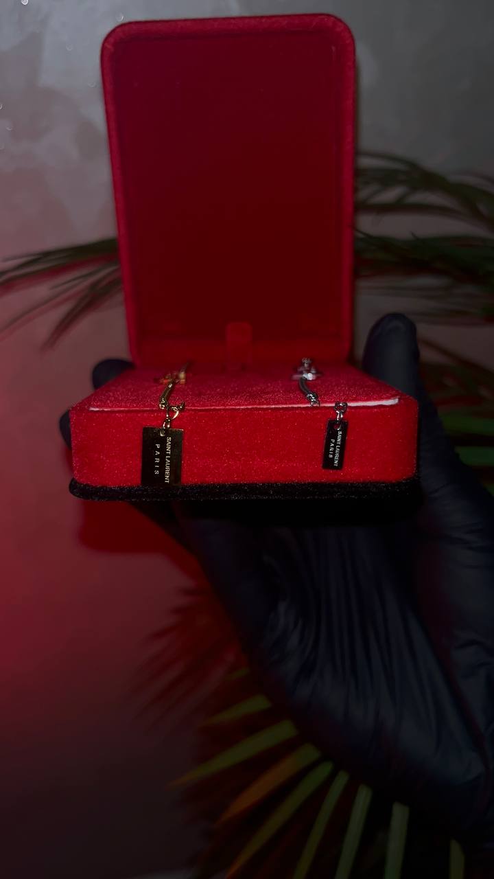 SAINT LAURENT Bracelet ensemble 2 pieces